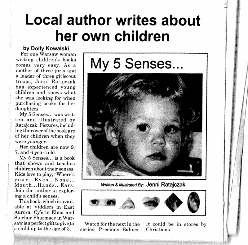 News article on books for kids